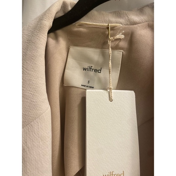 RARE! NEW! Aritzia Wilfred Cherrelle Bone White Double Breasted Blazer - Picture 6 of 12